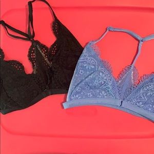 Two Victoria’s Secret Bralettes